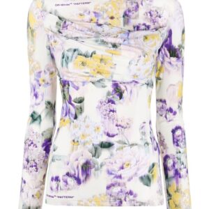 Off-White Pattern print long-sleeve T-shirt