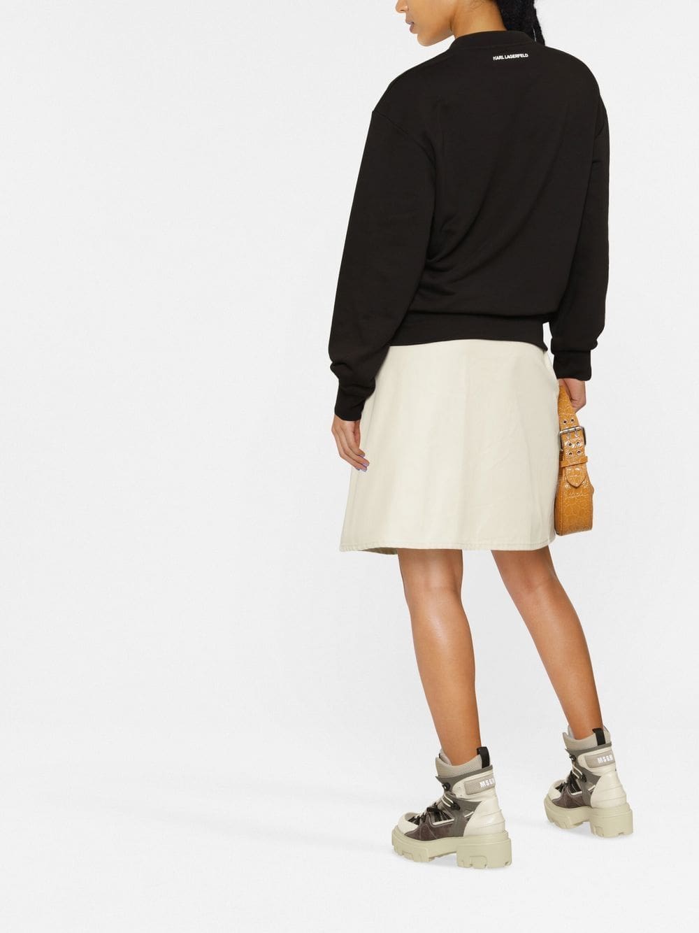 Karl Lagerfeld logo-print long-sleeve sweatshirt - Image 4