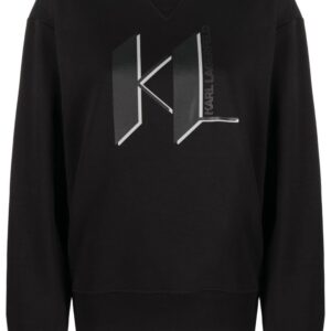 Karl Lagerfeld logo-print long-sleeve sweatshirt