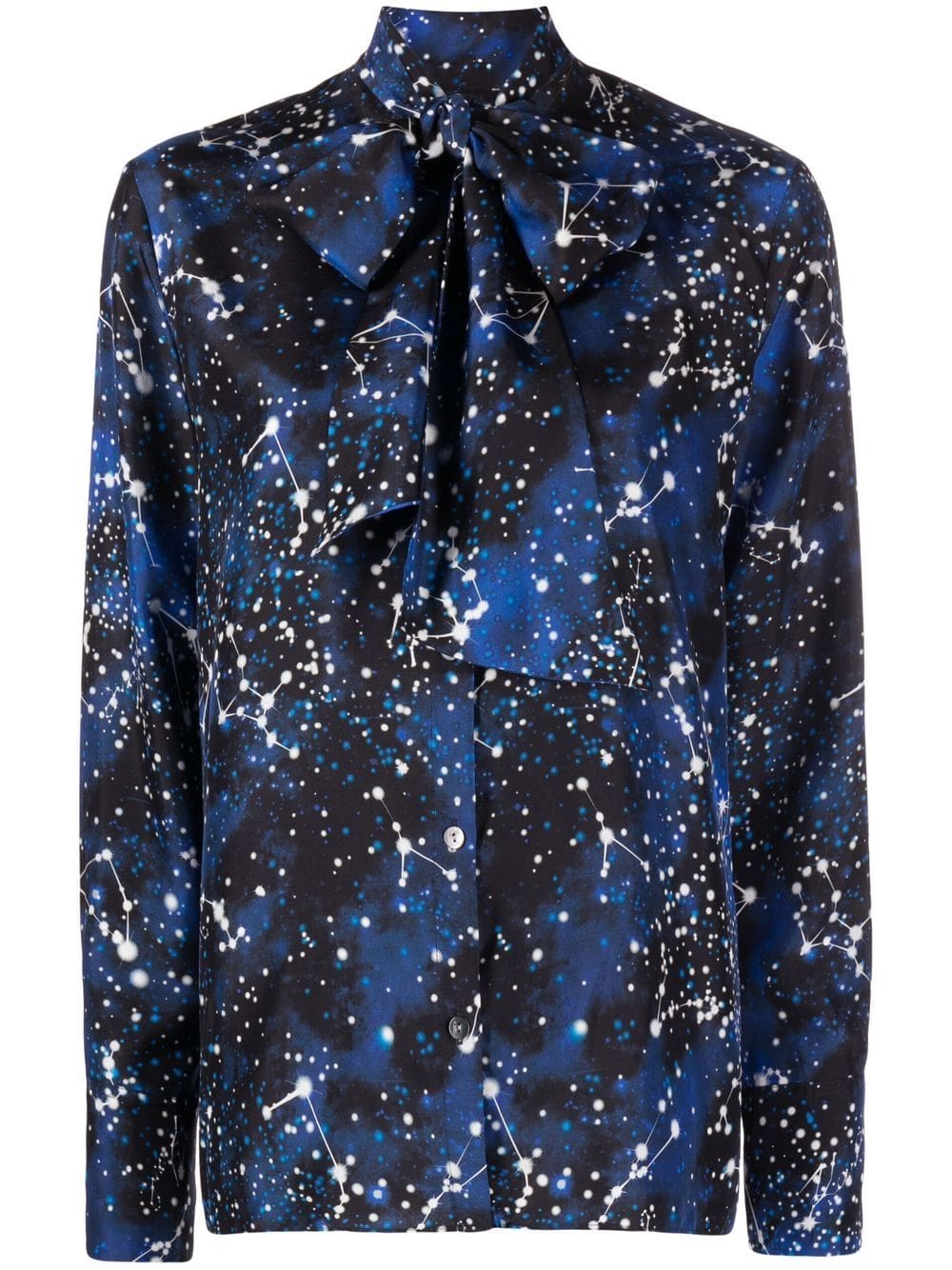 Karl Lagerfeld constellation-print silk shirt