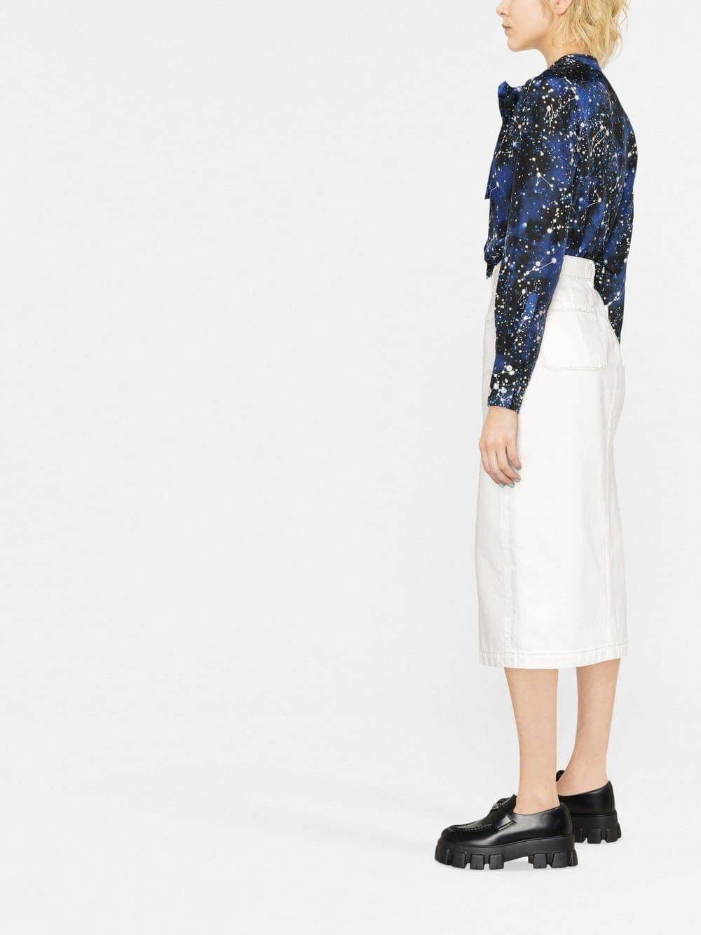 Karl Lagerfeld constellation-print silk shirt - Image 3