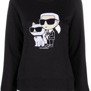 Karl Lagerfeld Ikonik 2.0 crew neck sweatshirt