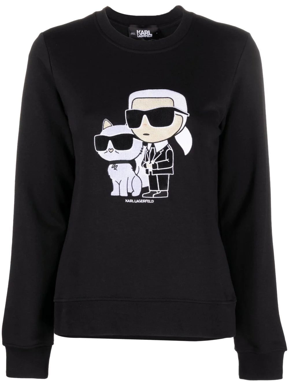 Karl Lagerfeld Ikonik 2.0 crew neck sweatshirt