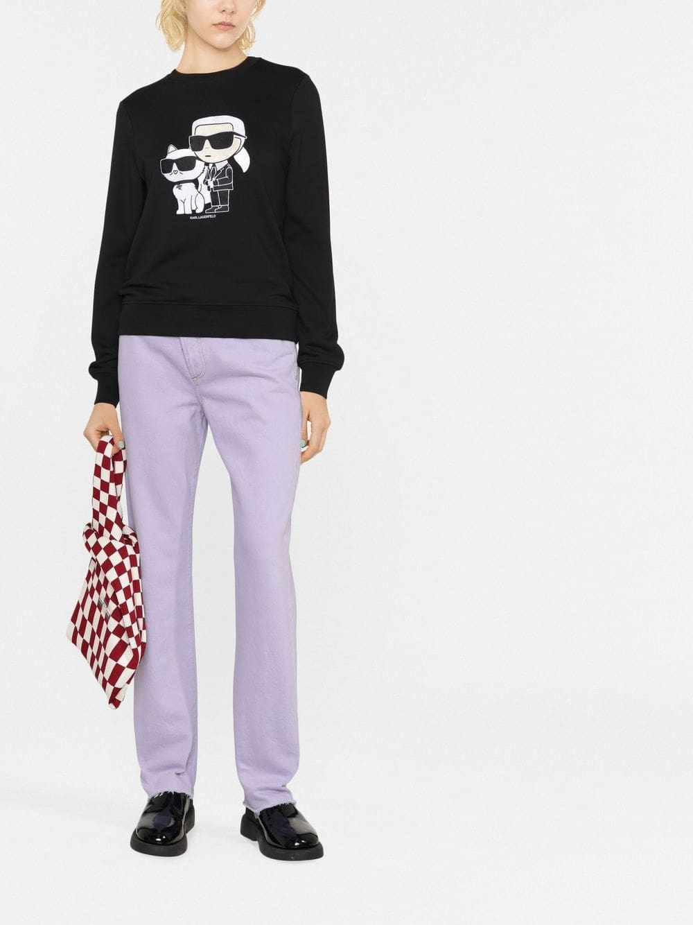 Karl Lagerfeld Ikonik Karl & Choupette sweatshirt - Image 2