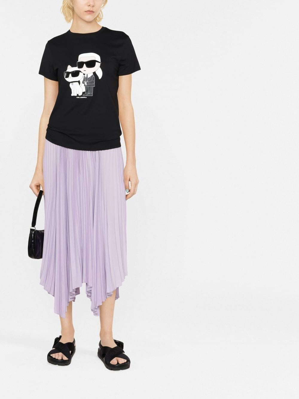 Karl Lagerfeld Ikonik Karl & Choupette T-shirt - Image 2