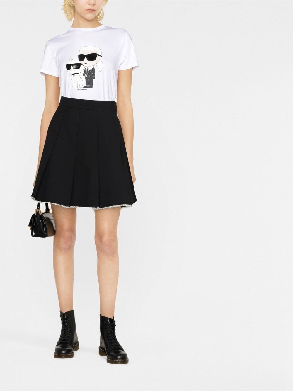 Karl Lagerfeld Ikonik Karl & Choupette T-shirt - Image 2