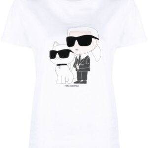 Karl Lagerfeld Ikonik Karl & Choupette T-shirt
