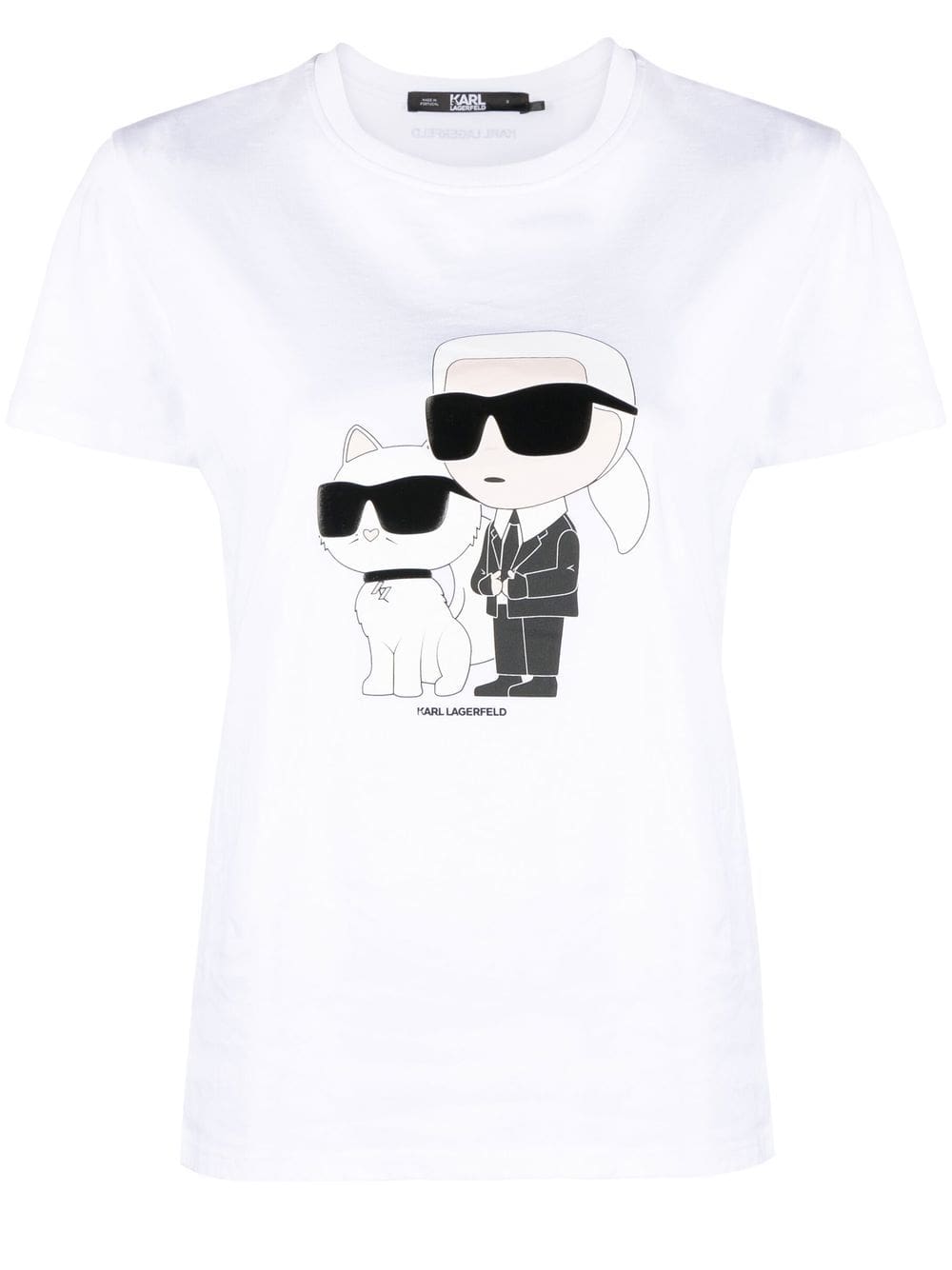 Karl Lagerfeld Ikonik Karl & Choupette T-shirt