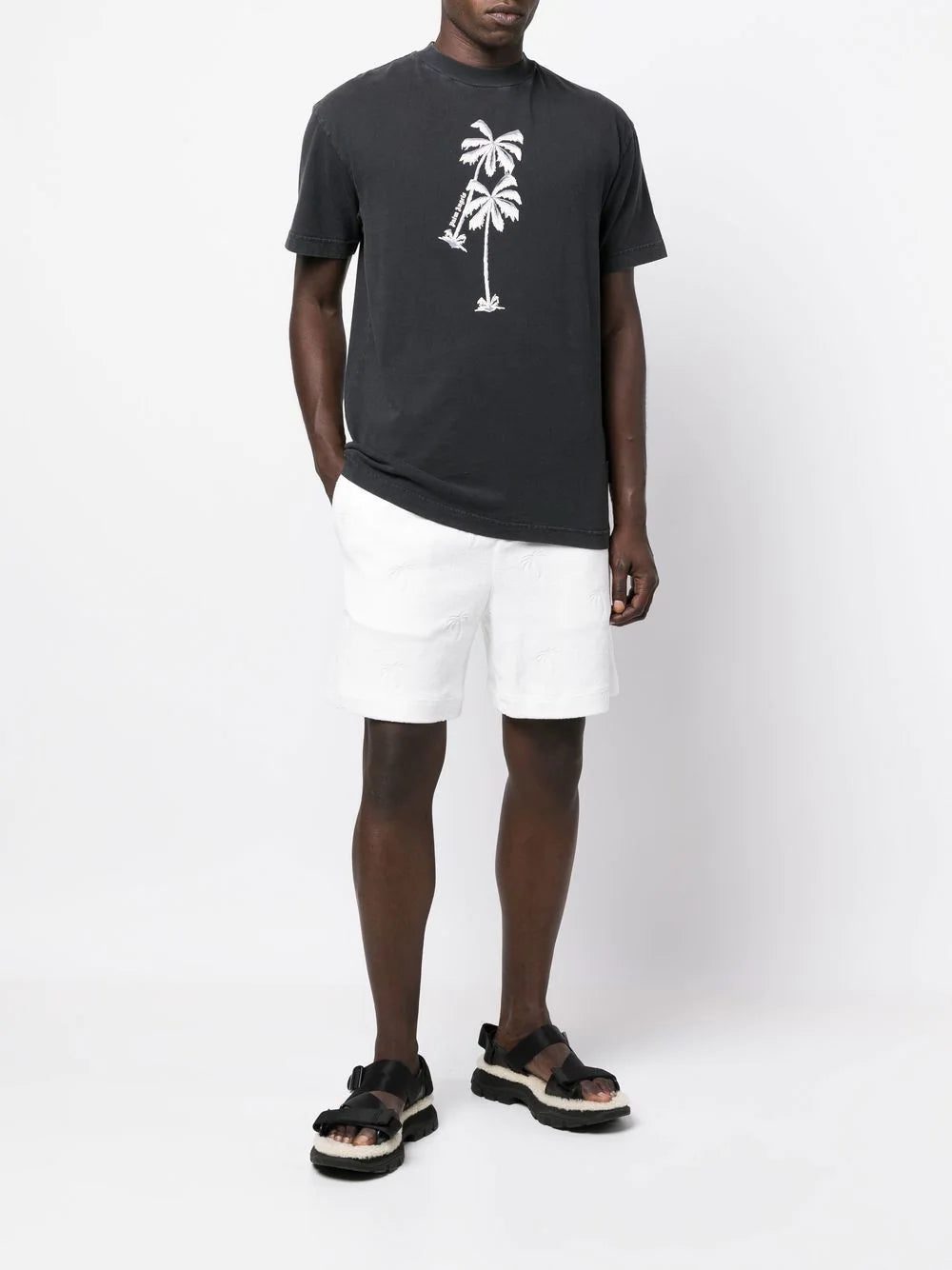 Palm Angels graphic-print logo T-shirt - Image 2