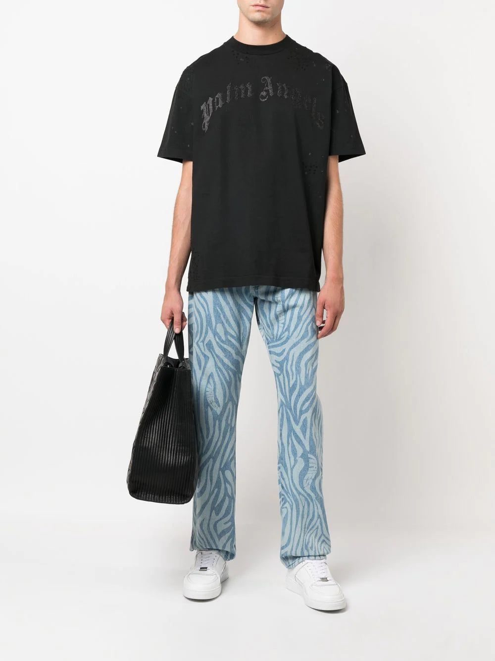 Palm Angels logo-print T-shirt - Image 2