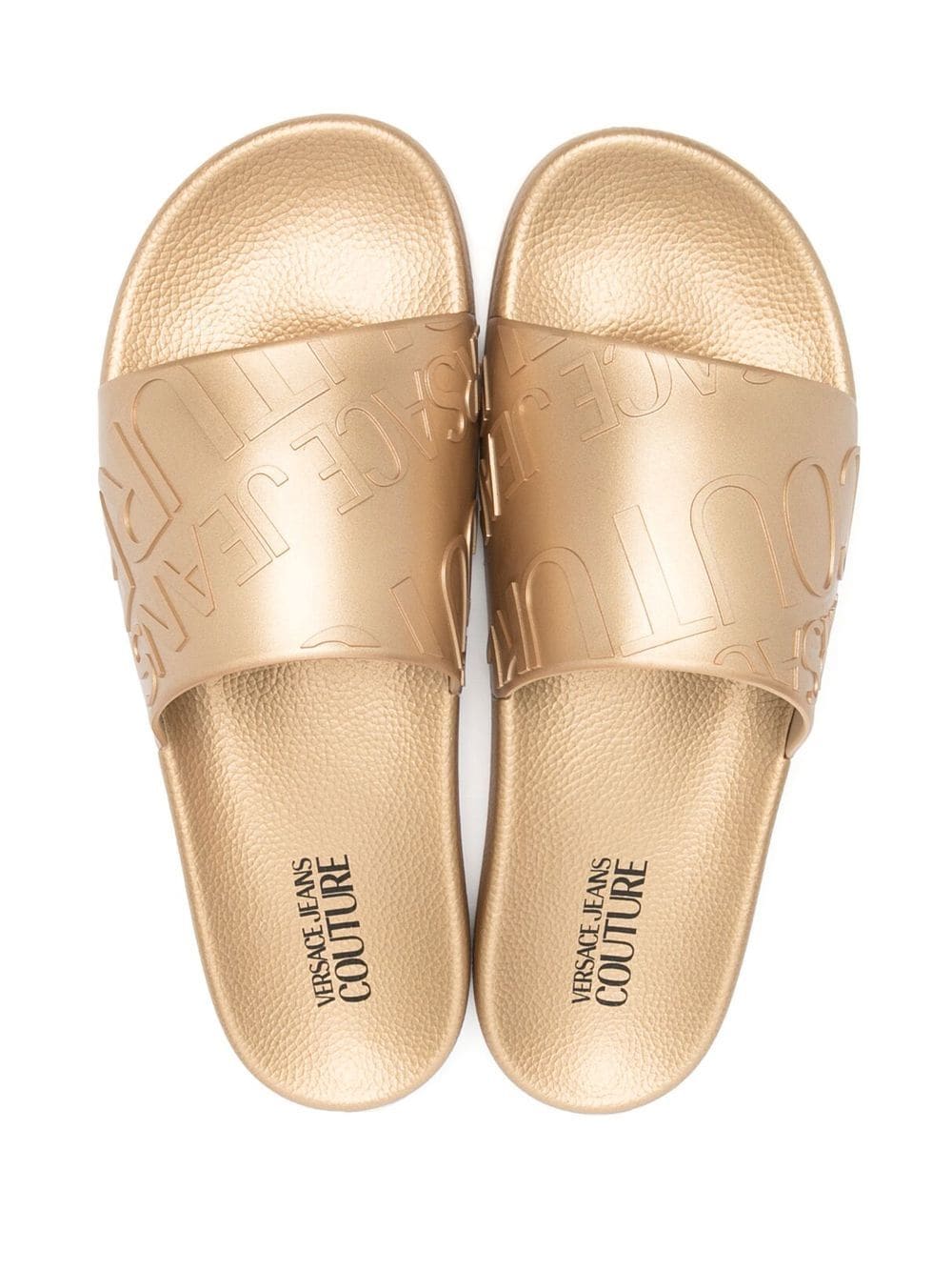 Versace Jeans Couture logo embossed slides - Image 4