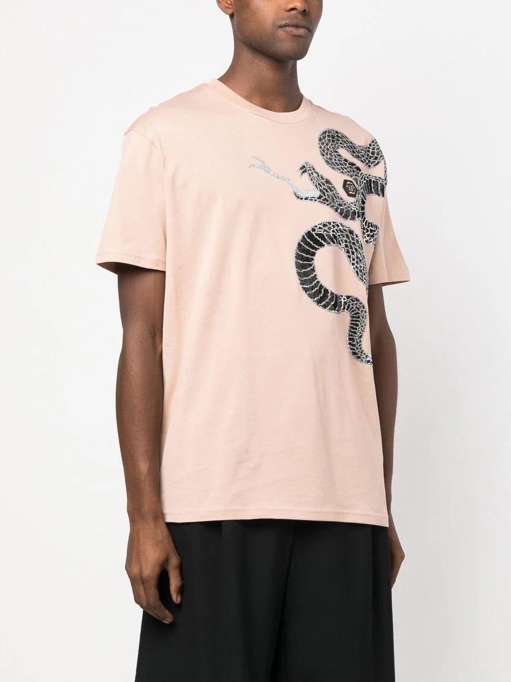 Philipp Plein embellished snake-print T-shirt - Image 3