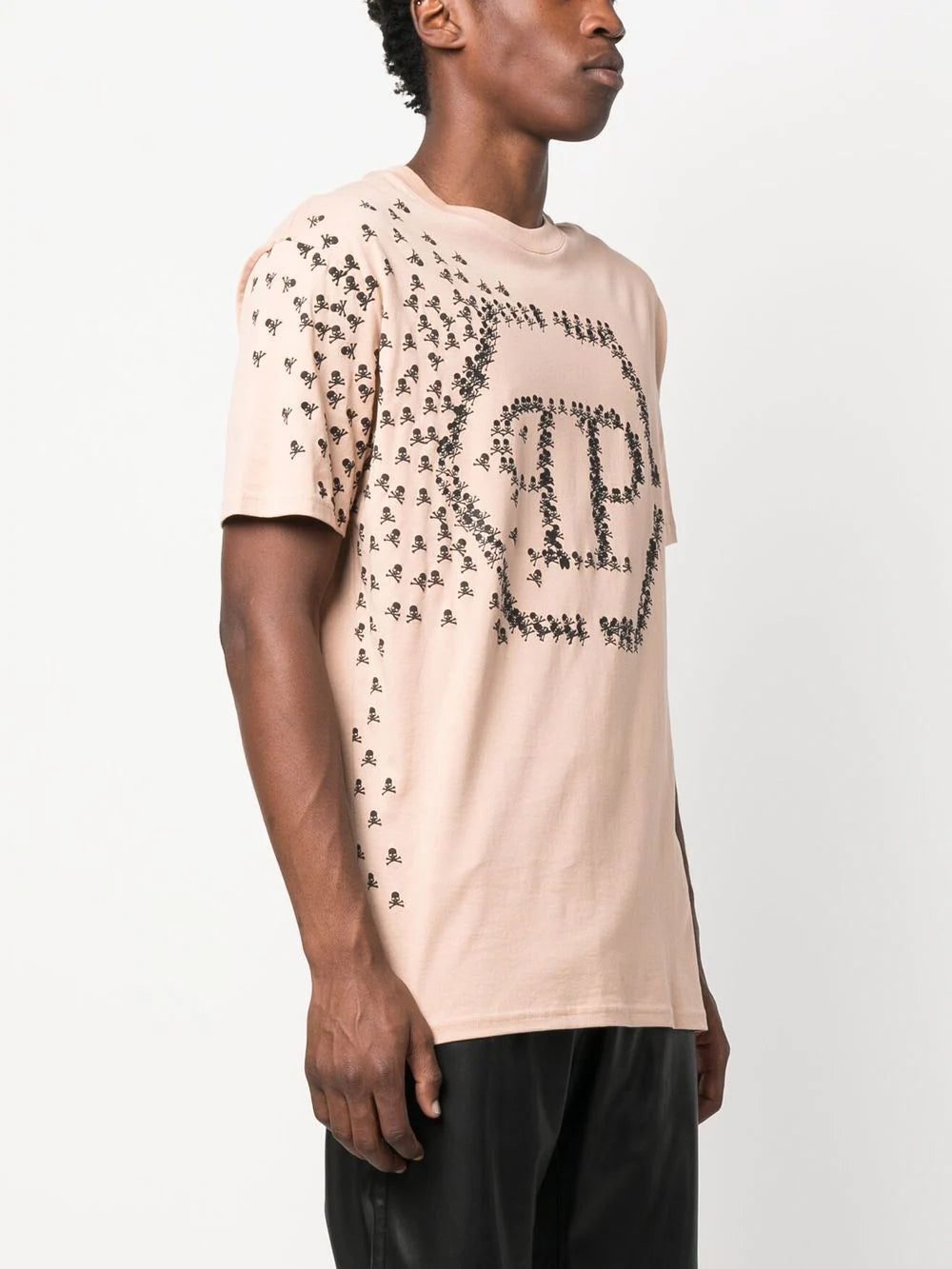 Philipp Plein logo-print short-sleeved T-shirt - Image 3