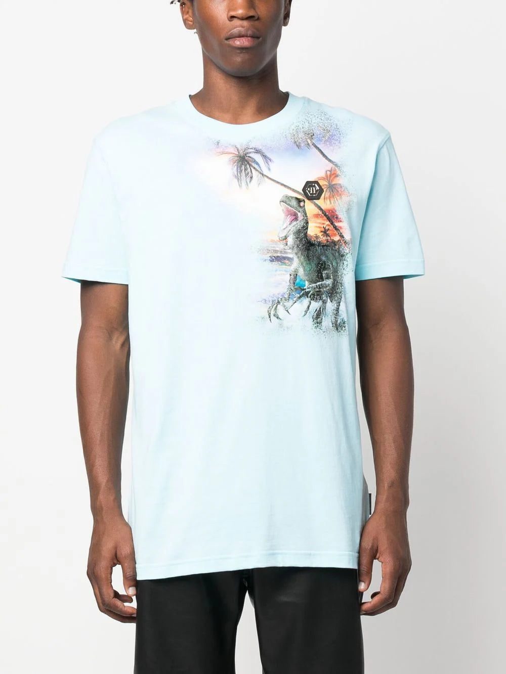 Philipp Plein Hawaii graphic T-shirt - Image 3