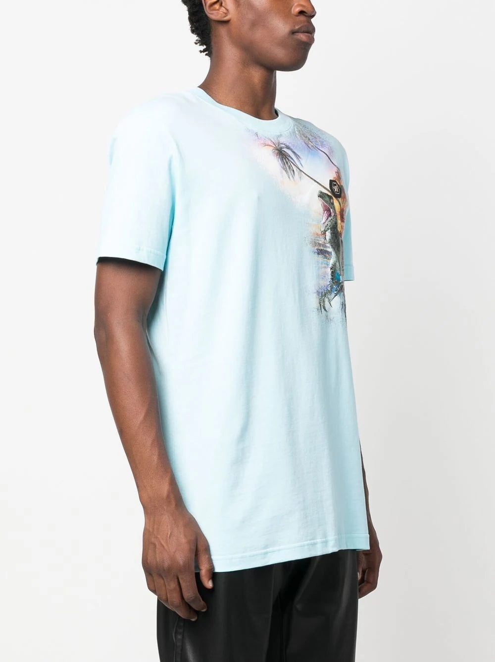 Philipp Plein Hawaii graphic T-shirt - Image 4