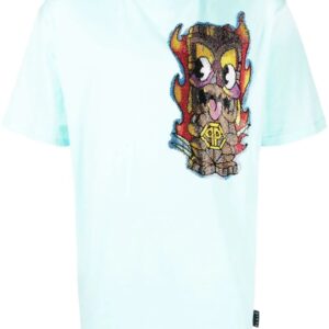 Philipp Plein  Hawaii embellished short-sleeve T-shirt