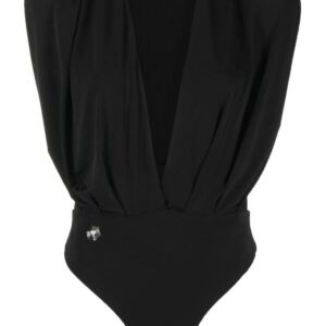 Philipp Plein  plunging v-neck bodysuit