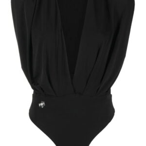 Philipp Plein  plunging v-neck bodysuit