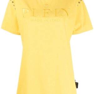 Philipp Plein  crystal-embellished logo-embroidered T-shirt