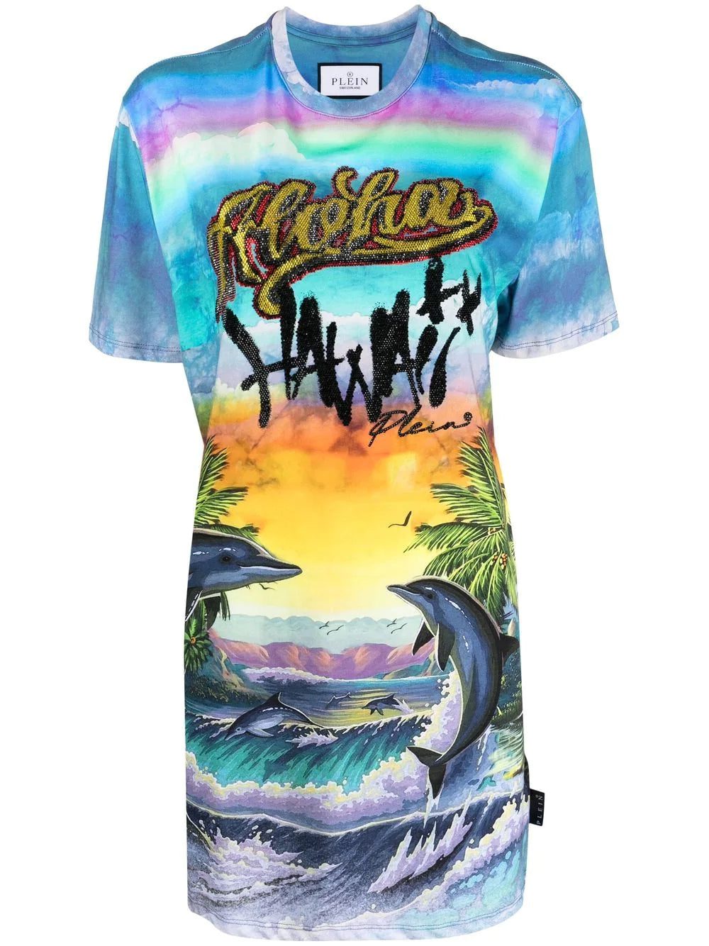 Philipp Plein graphic-print short-sleeved T-shirt