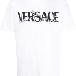 Versace  logo-print short-sleeved T-shirt