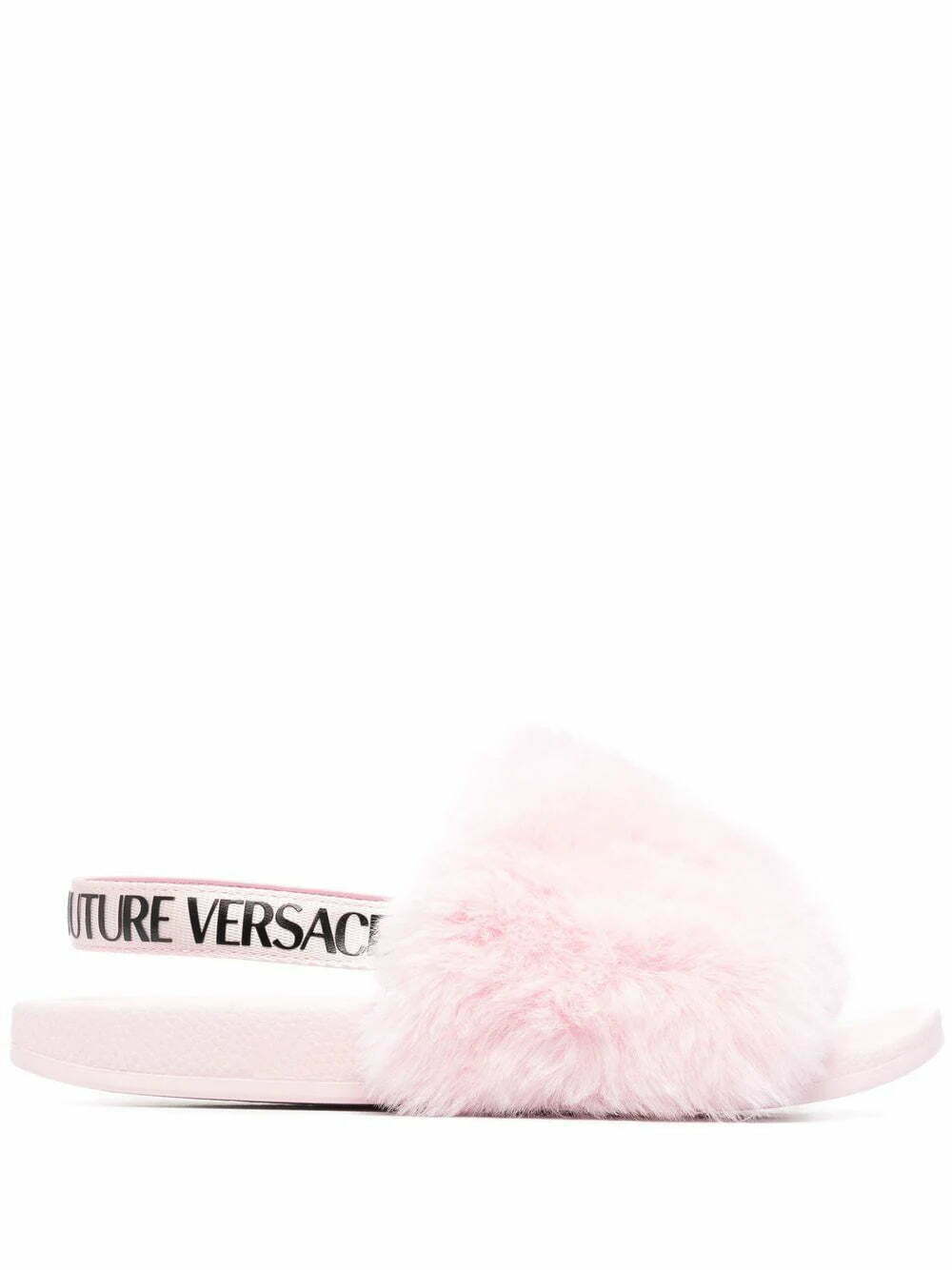 Versace Jeans Couture fluffy logo sliders