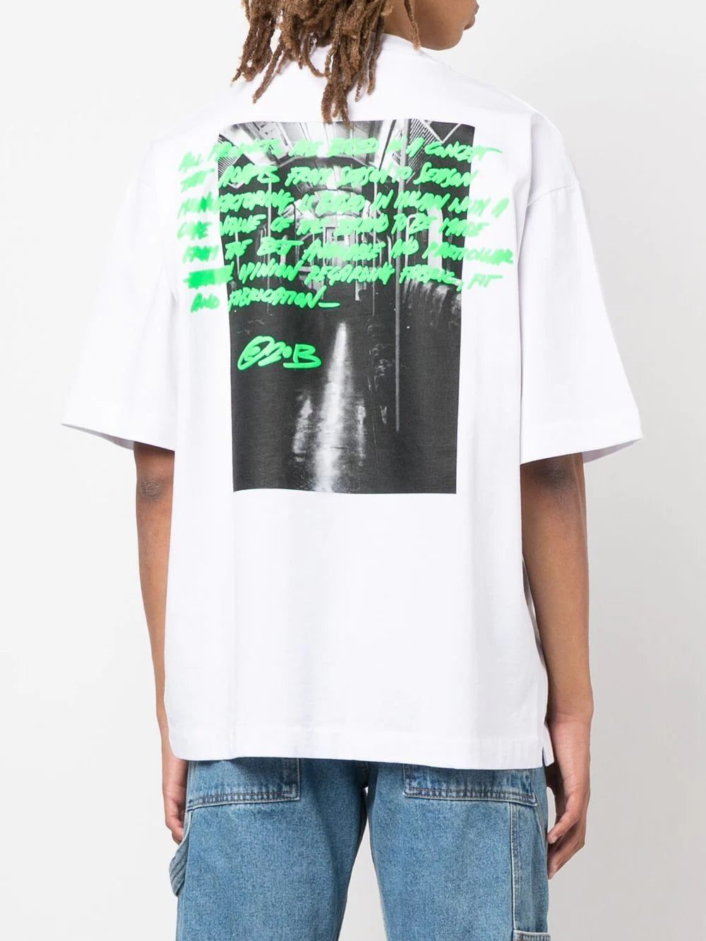 Off-White Metro Type Skate cotton T-shirt - Image 2
