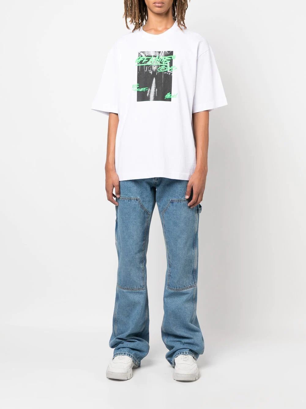 Off-White Metro Type Skate cotton T-shirt - Image 3