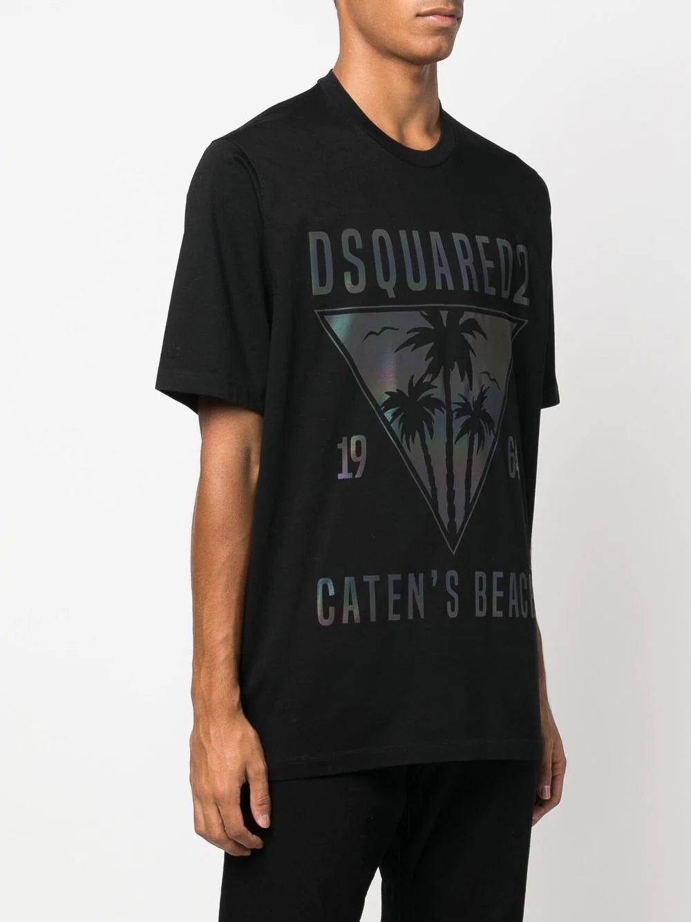 Dsquared2 graphic-print logo T-shirt - Image 2