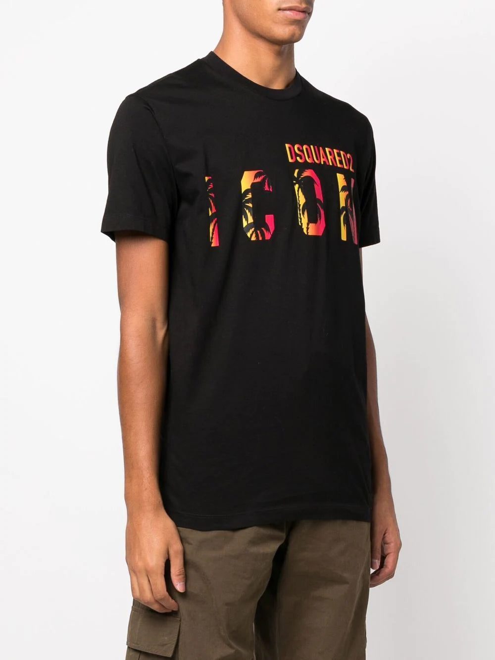 Dsquared2 Icon tropical logo-print T-shirt - Image 2