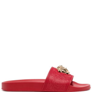 Versace  Medusa-plaque open-toe slides