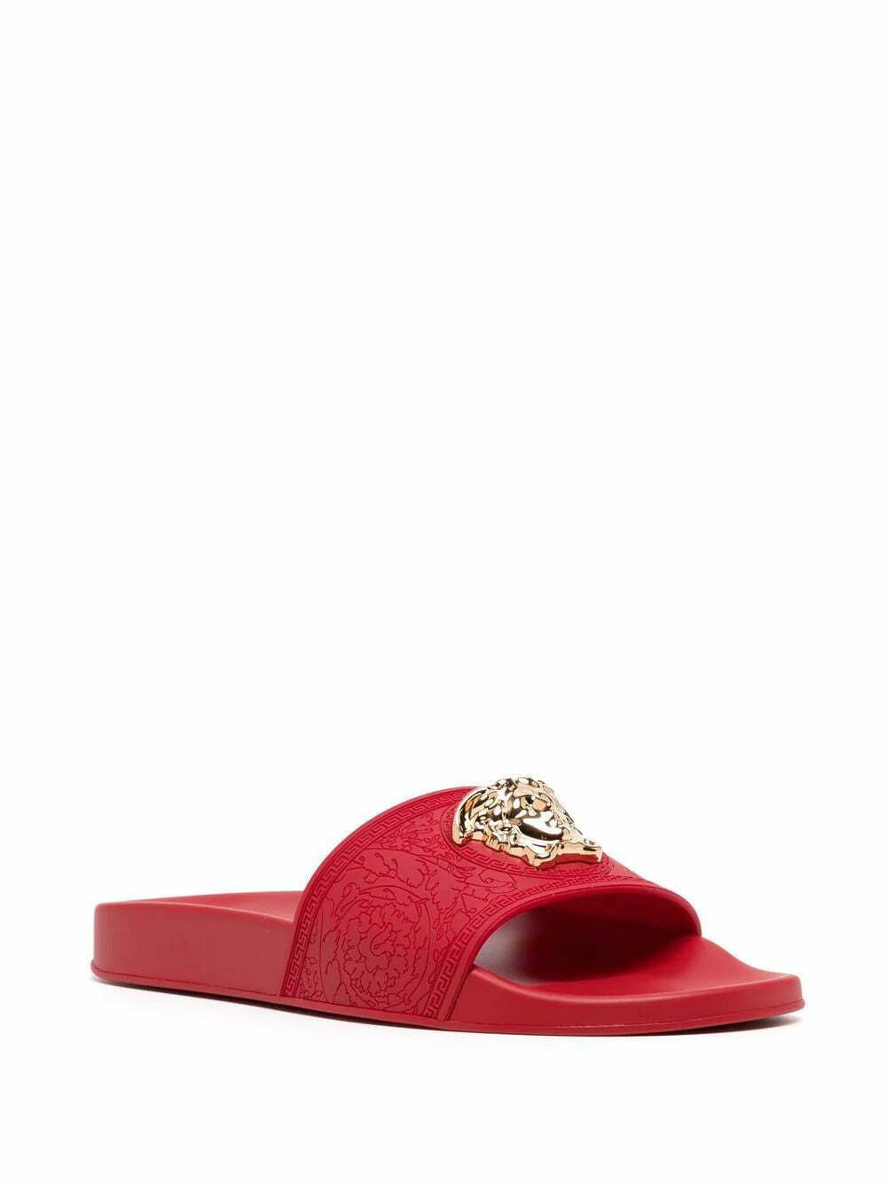 Versace Medusa-plaque open-toe slides - Image 2