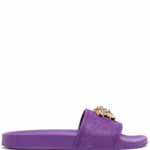 Versace  Medusa-plaque open-toe slides
