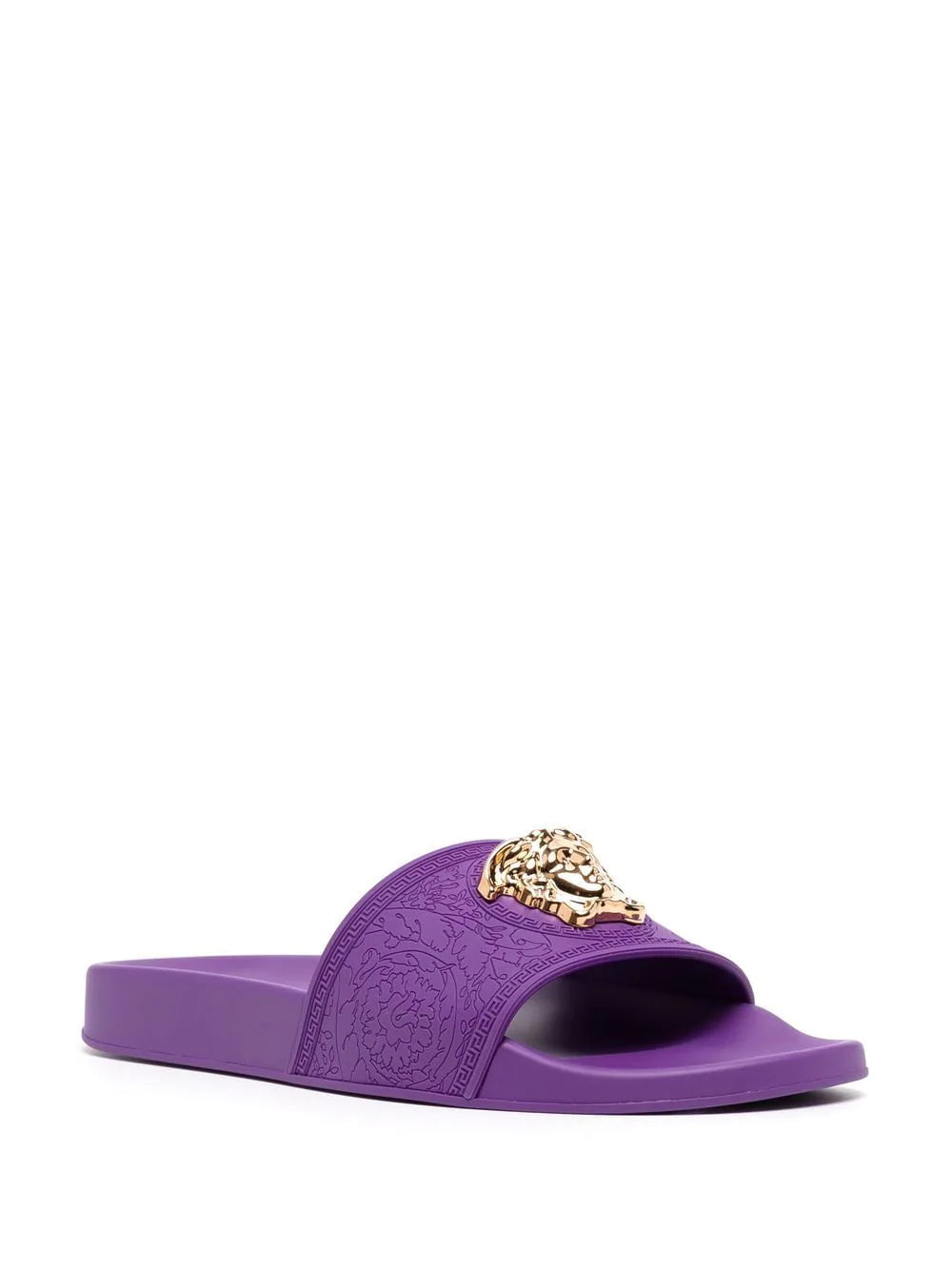 Versace Medusa-plaque open-toe slides - Image 2