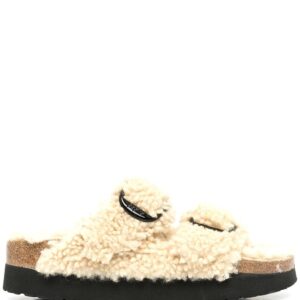 Birkenstock Arizona Big Buckle shearling slides
