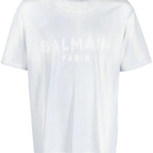 Balmain  logo-print cotton T-shirt