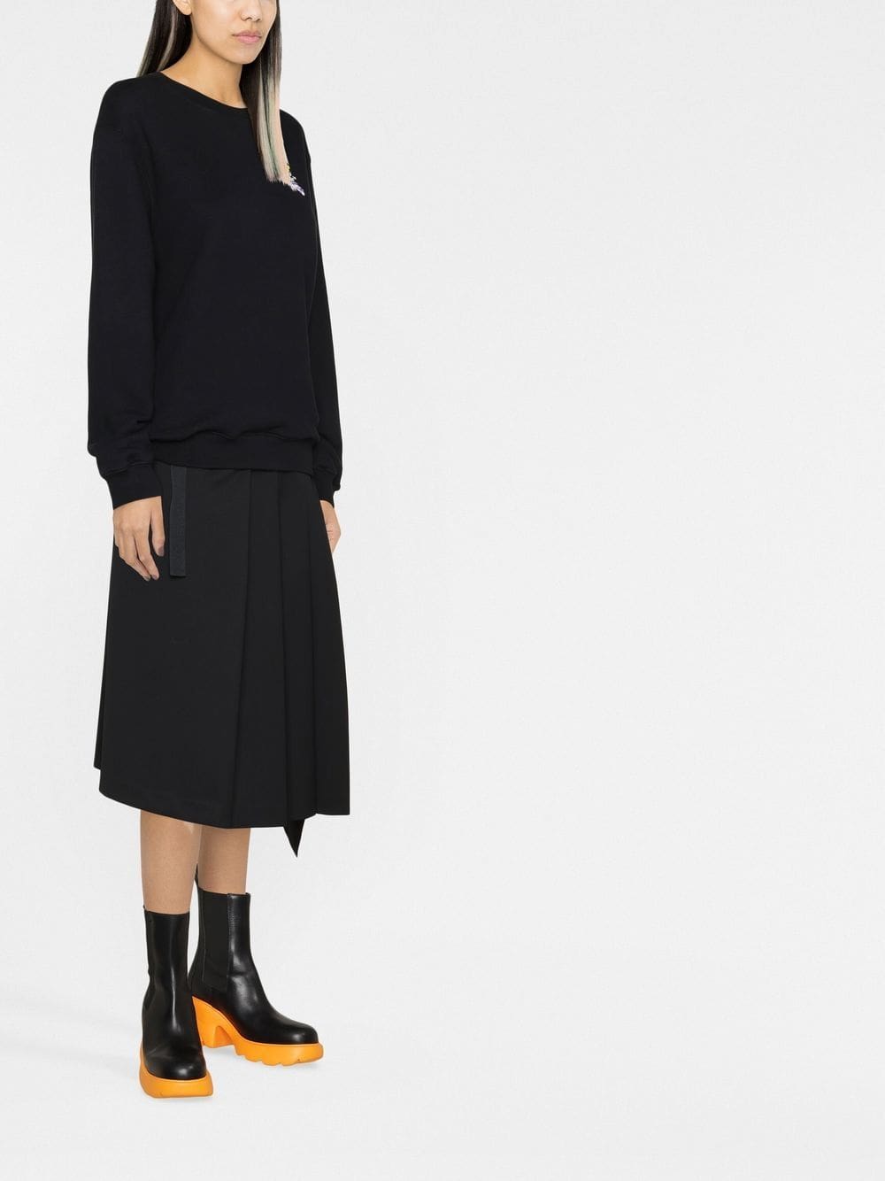 Off-White floral Arrows-motif sweatshirt - Image 3