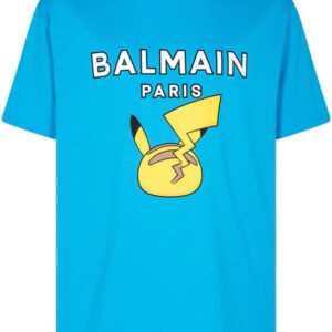 Balmain  x Pokémon Pikachu graphic T-shirt