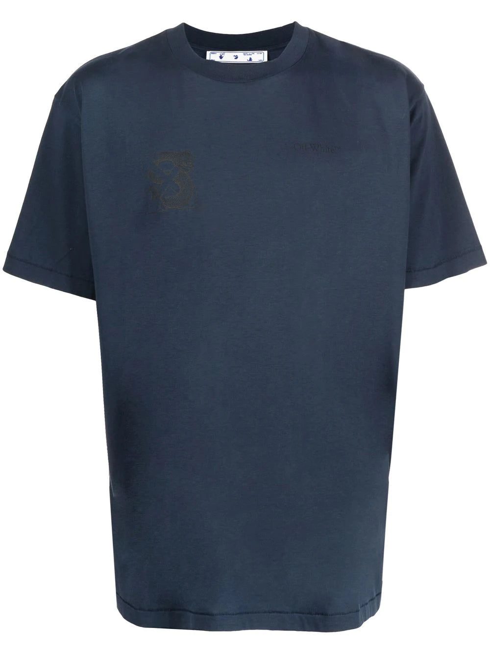 Off-white x SLB snake Arrow logo-embroidered T-shirt