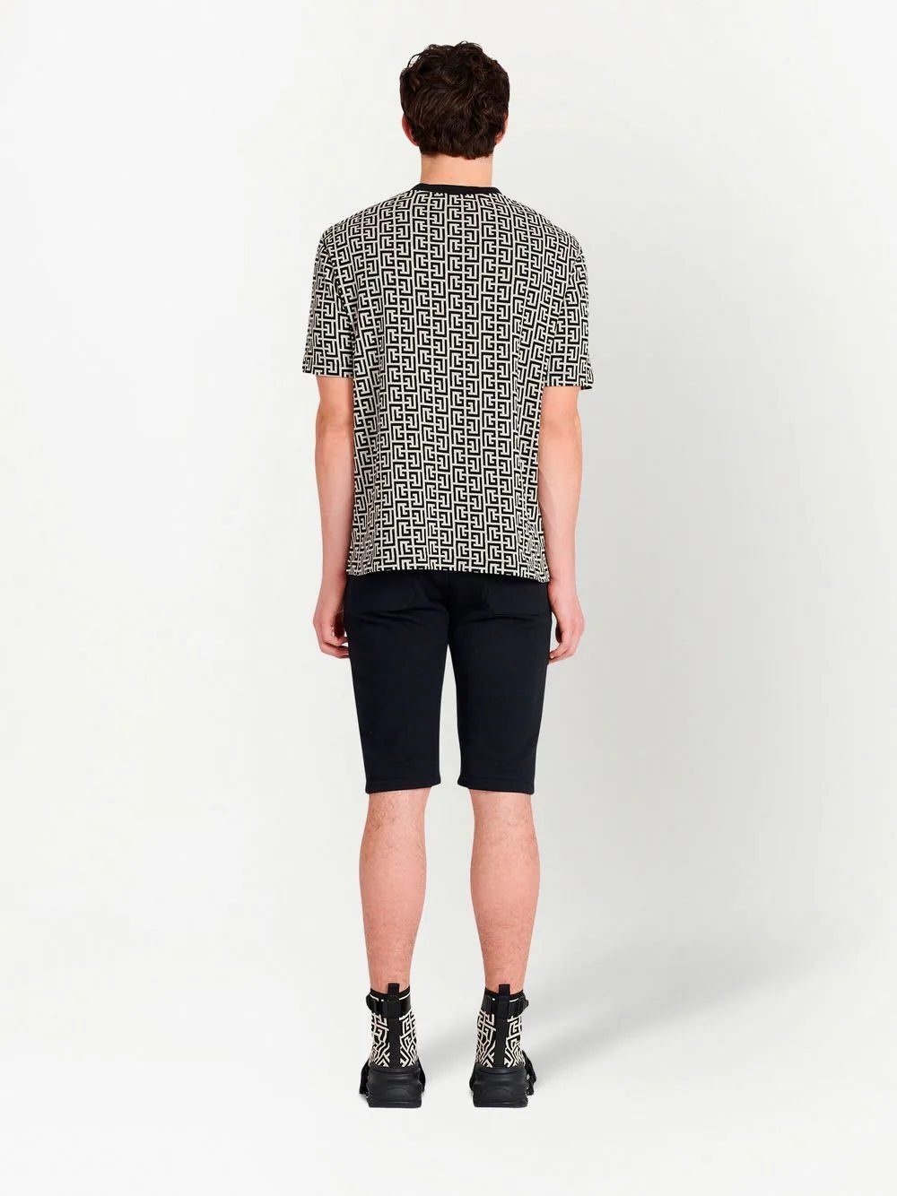 Balmain monogram-print cotton T-shirt - Image 3