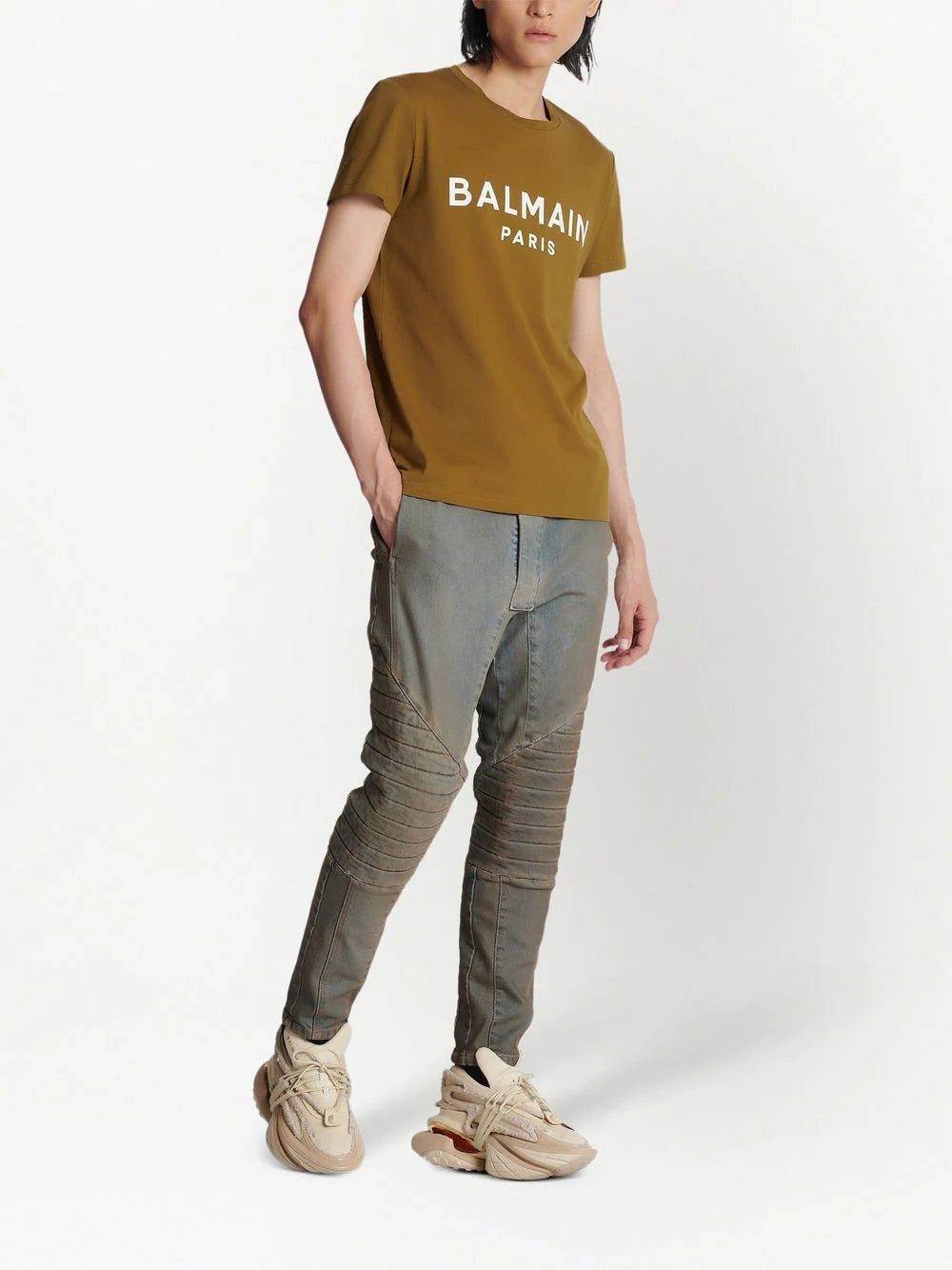 Balmain logo-print cotton T-shirt - Image 2