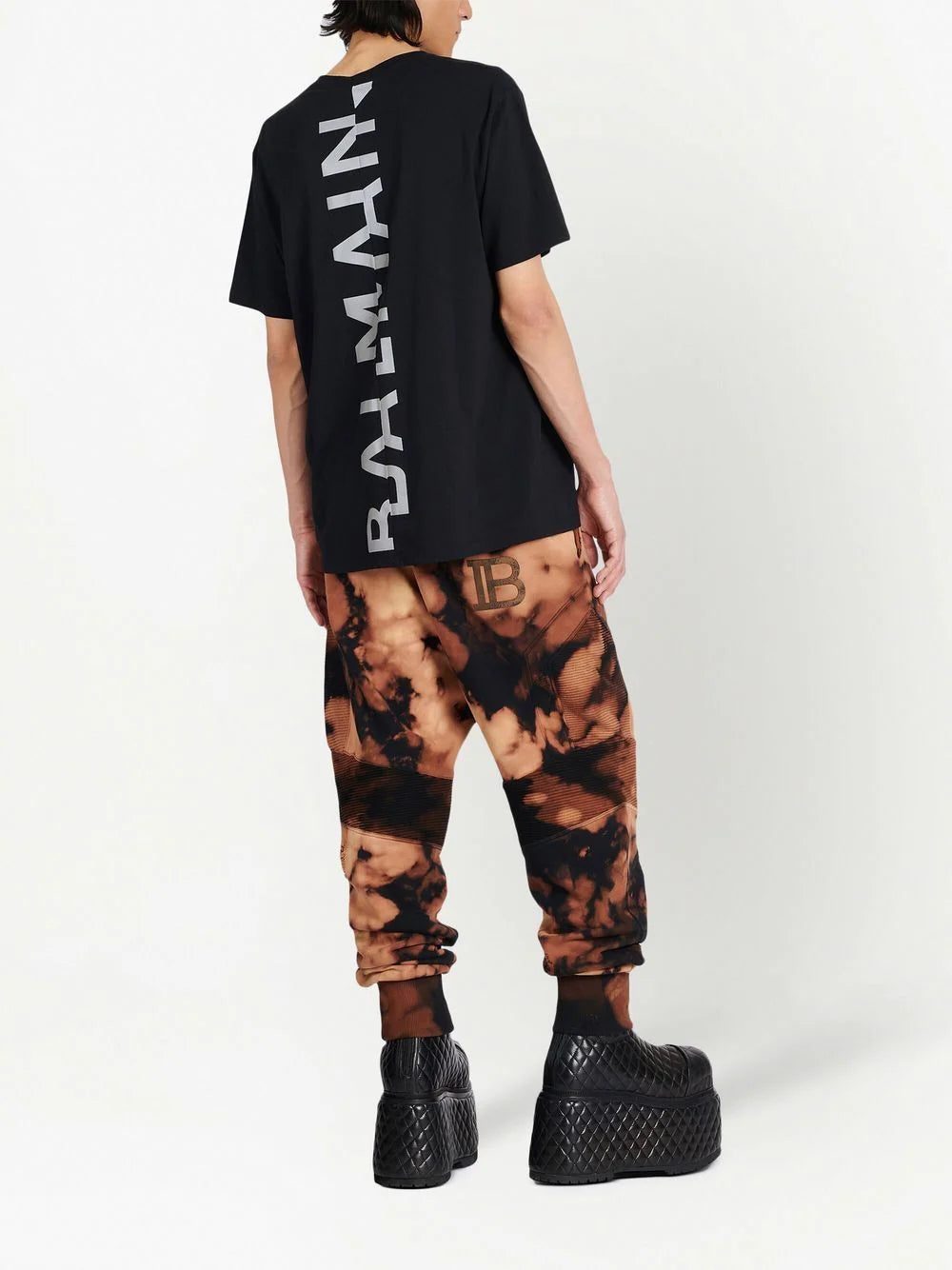 Balmain PB logo-print T-shirt - Image 3