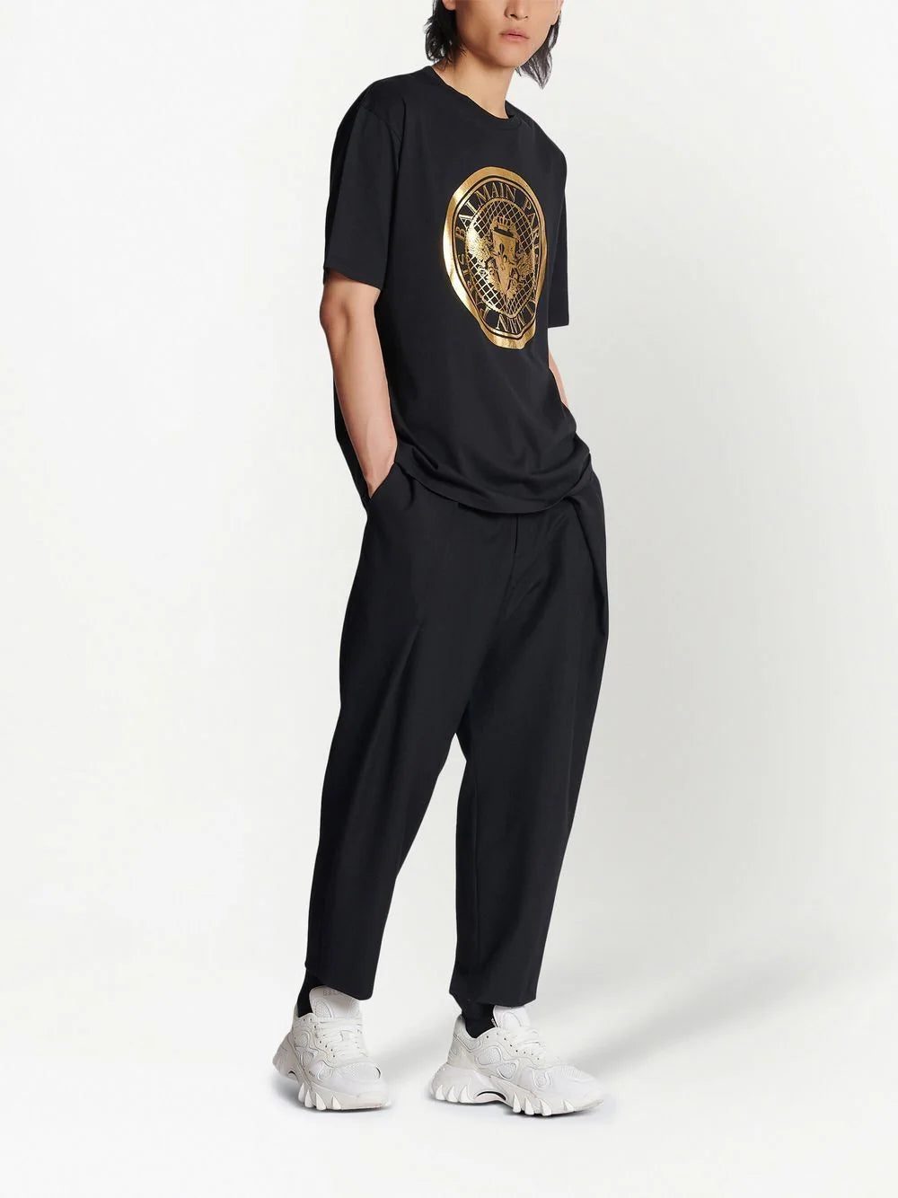 Balmain logo-print T-shirt - Image 2