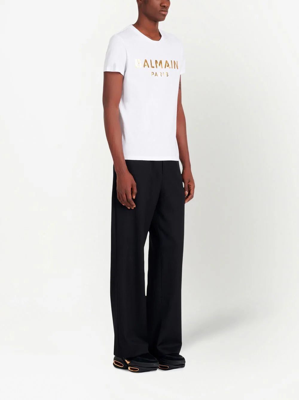 Balmain logo-print short-sleeved T-shirt - Image 3
