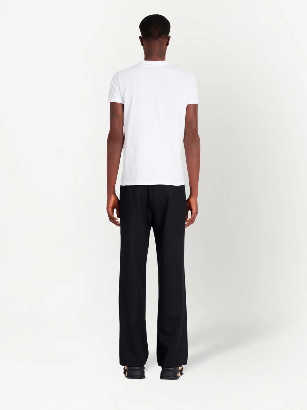 Balmain logo-print short-sleeved T-shirt - Image 4