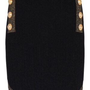 Balmain  button-detail pencil skirt