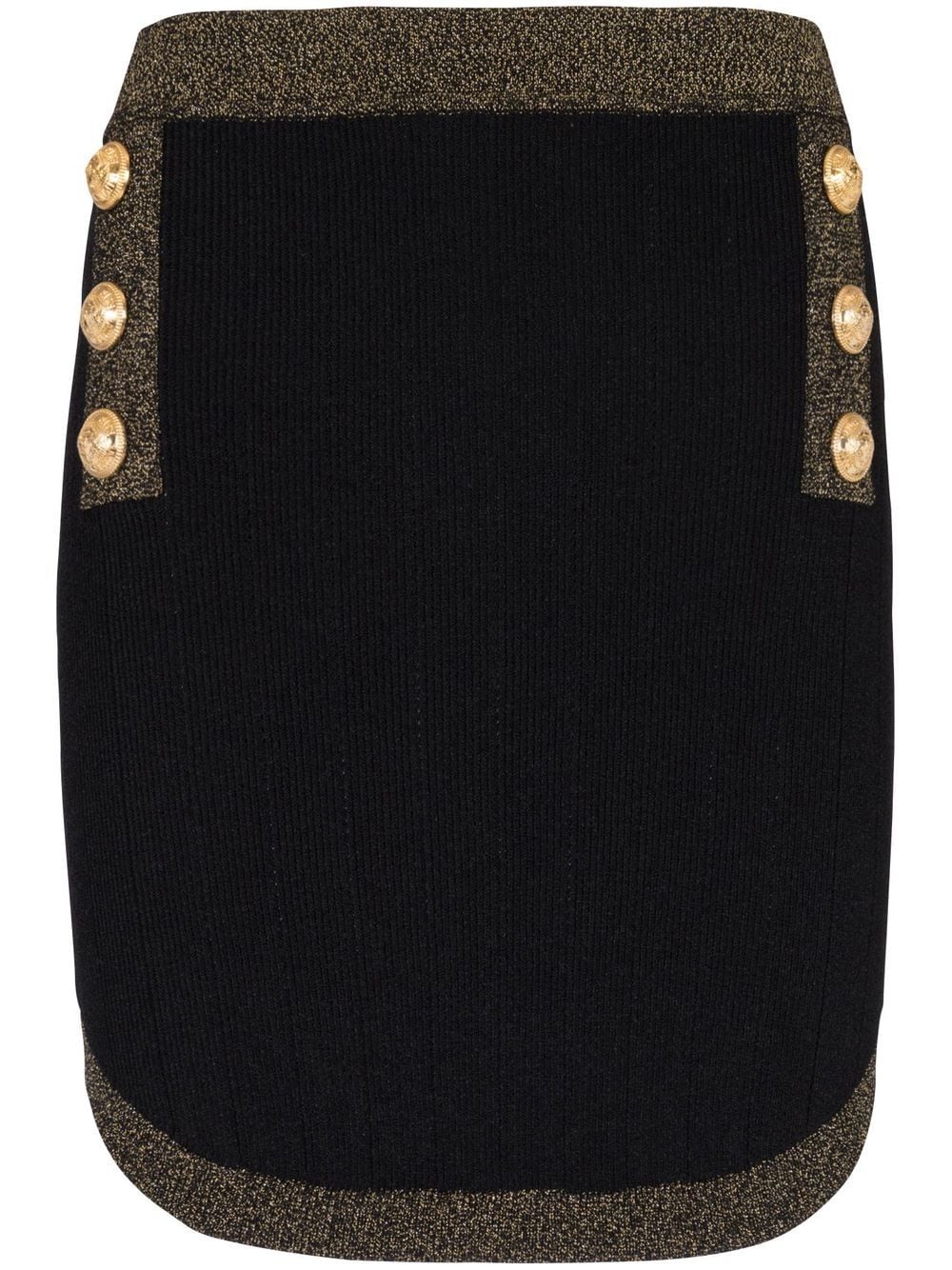 Balmain button-detail pencil skirt