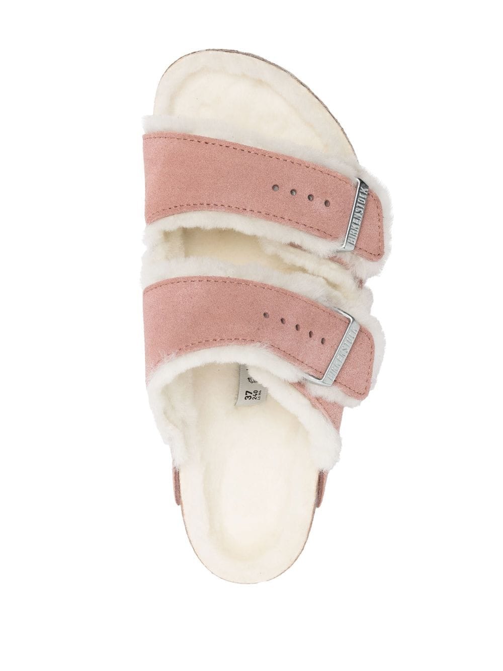 Birkenstock shearling-trim detail slides - Image 4