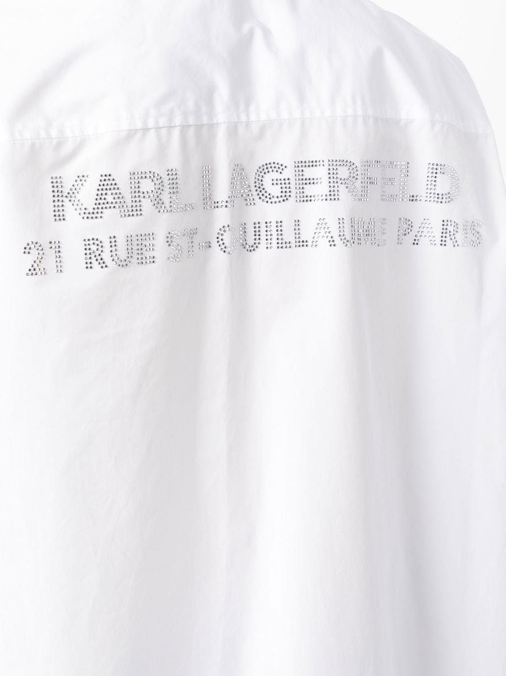 Karl Lagerfeld logo-embellished cotton shirt - Image 5