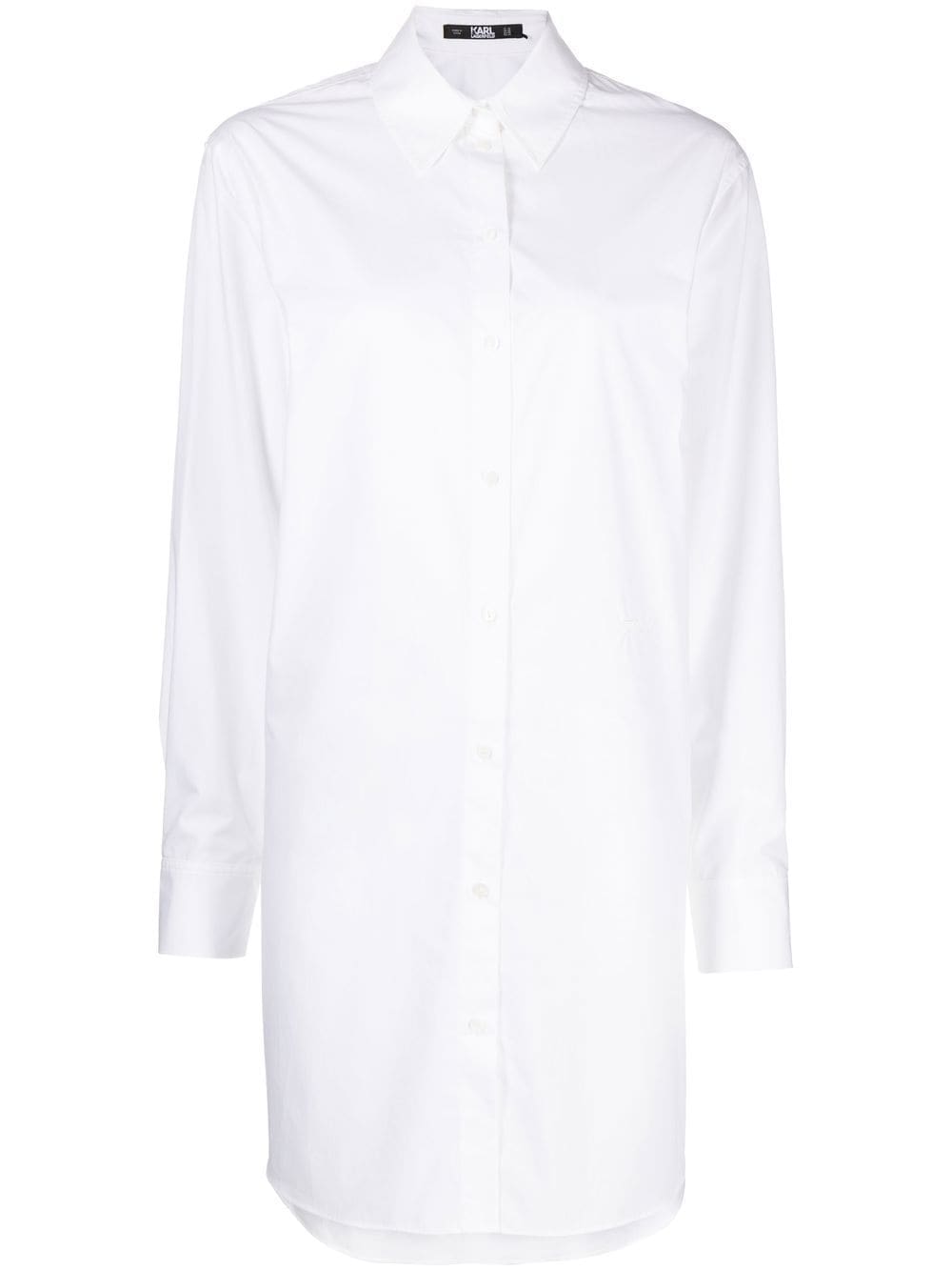 Karl Lagerfeld logo-embellished cotton shirt